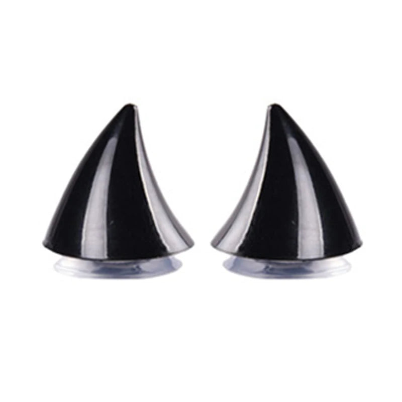 Adorable 2-Piece Cat Ears Helmet Stickers - Perfect for Stylish Riders!