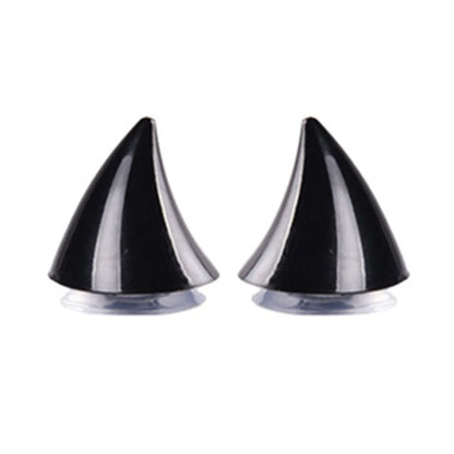 Adorable 2-Piece Cat Ears Helmet Stickers - Perfect for Stylish Riders!