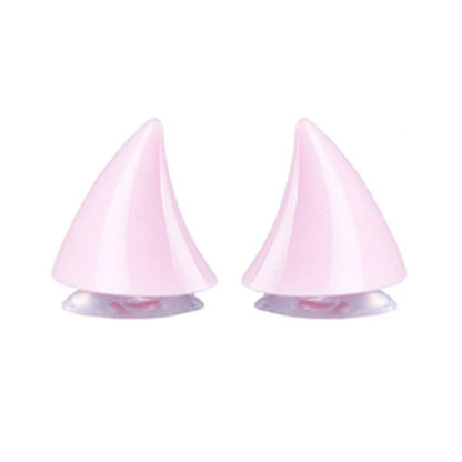 Adorable 2-Piece Cat Ears Helmet Stickers - Perfect for Stylish Riders!