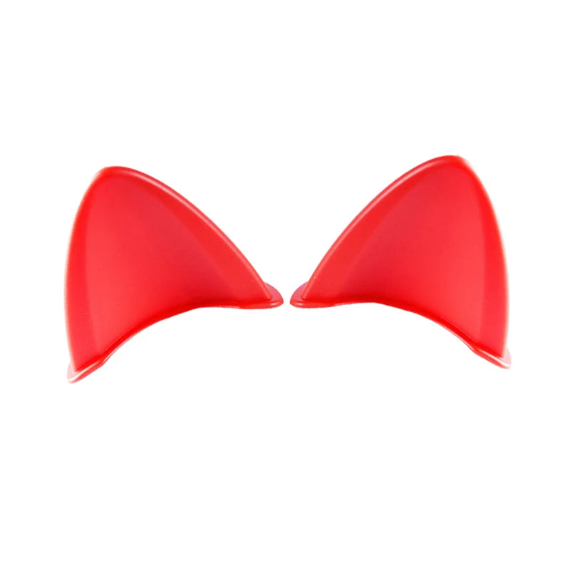 Adorable 2-Piece Cat Ears Helmet Stickers - Perfect for Stylish Riders!