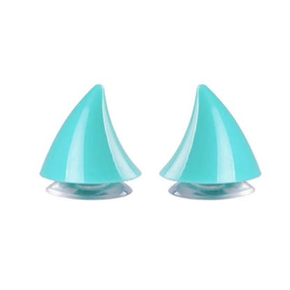 Adorable 2-Piece Cat Ears Helmet Stickers - Perfect for Stylish Riders!