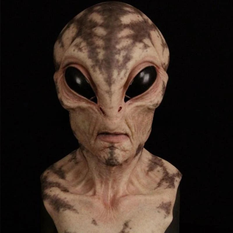 Unleash the Fun with Our Alien Mask UFO Props - Perfect for Halloween Horror and Parties!