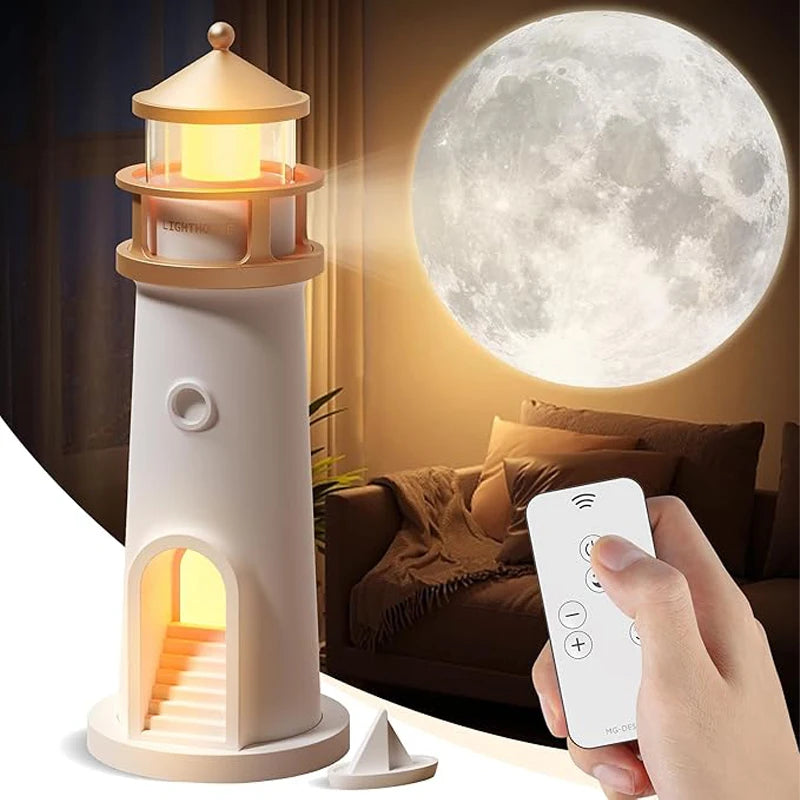 Enchanting Moon Lamp Projector with Remote Control and Bluetooth Speaker - Perfect Night Light for Birthdays and Holidays