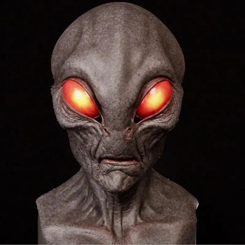 Unleash the Fun with Our Alien Mask UFO Props - Perfect for Halloween Horror and Parties!