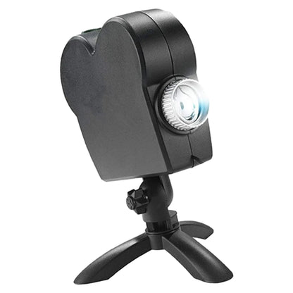 Transform Your Holidays with the Halloween & Christmas Projector - Waterproof LED Holographic Lamp with 12 Spooky Movies for Outdoor Fun!