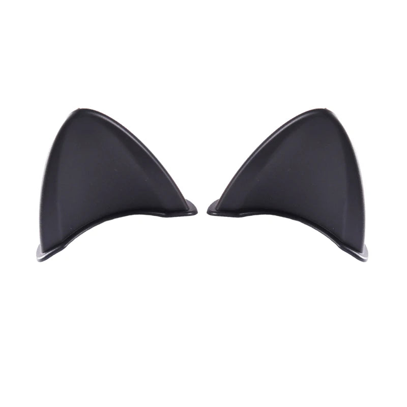 Adorable 2-Piece Cat Ears Helmet Stickers - Perfect for Stylish Riders!