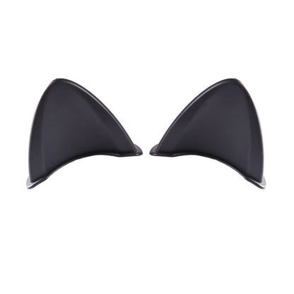 Adorable 2-Piece Cat Ears Helmet Stickers - Perfect for Stylish Riders!