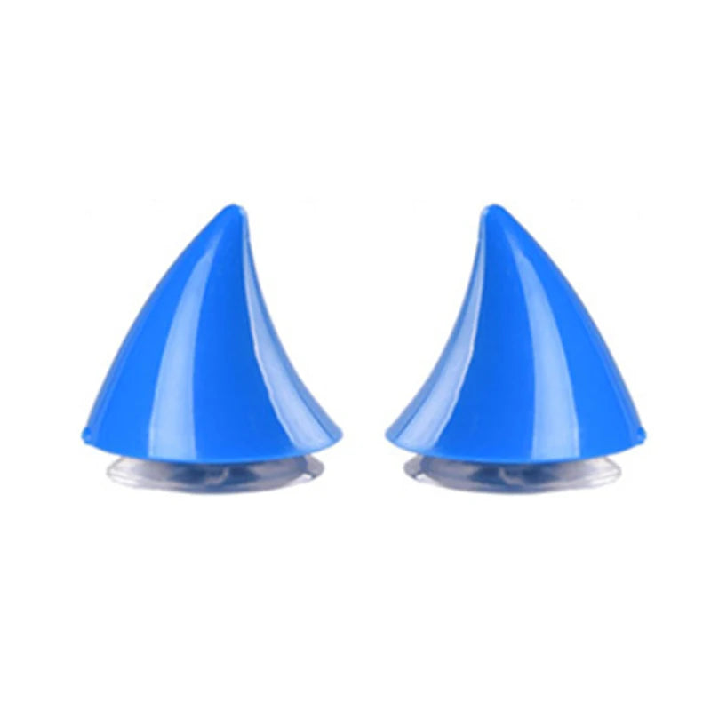Adorable 2-Piece Cat Ears Helmet Stickers - Perfect for Stylish Riders!