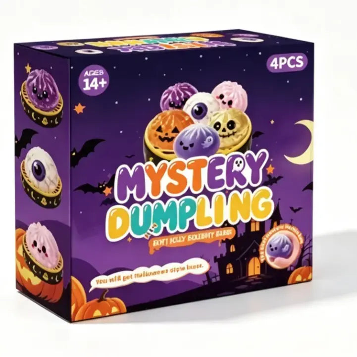 Adorable Halloween Ghost Maruko Squeeze Toy Set - Perfect for Stress Relief and Party Treat Bags!